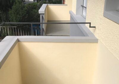 Perfekte Reparatur von beschädigten Balkonen
